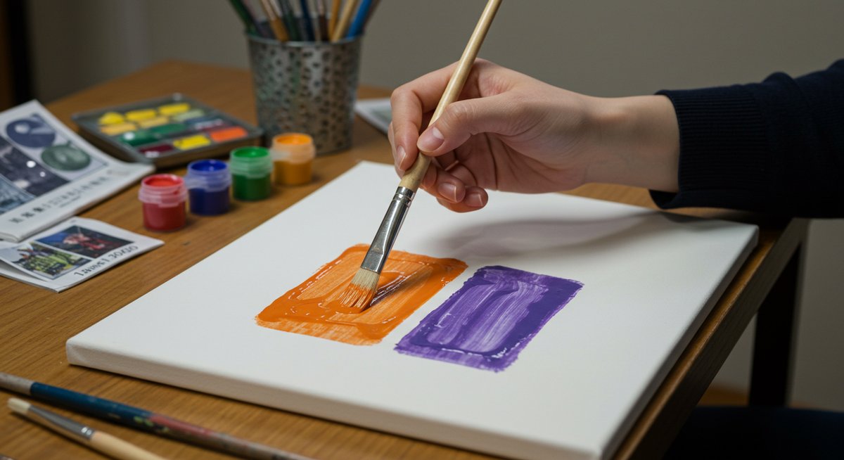 アクリル 絵の具 グラデーション