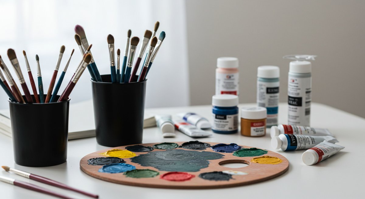 アクリル 絵の具 パレット