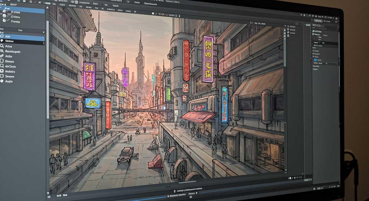 アナログ 絵 スキャン