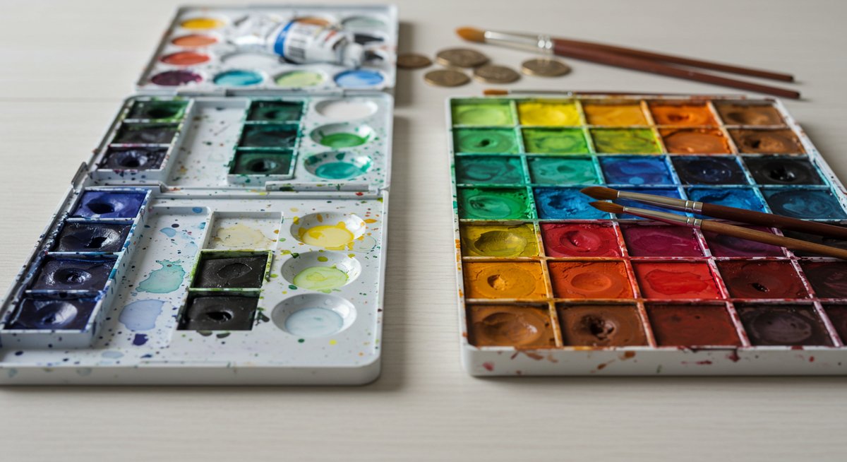 絵の具 絵具 違い