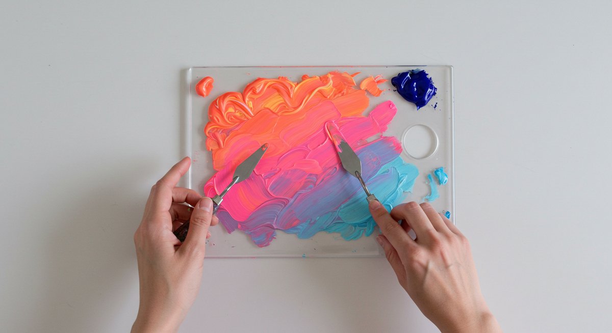 蛍光 ピンク 絵の具 作り 方